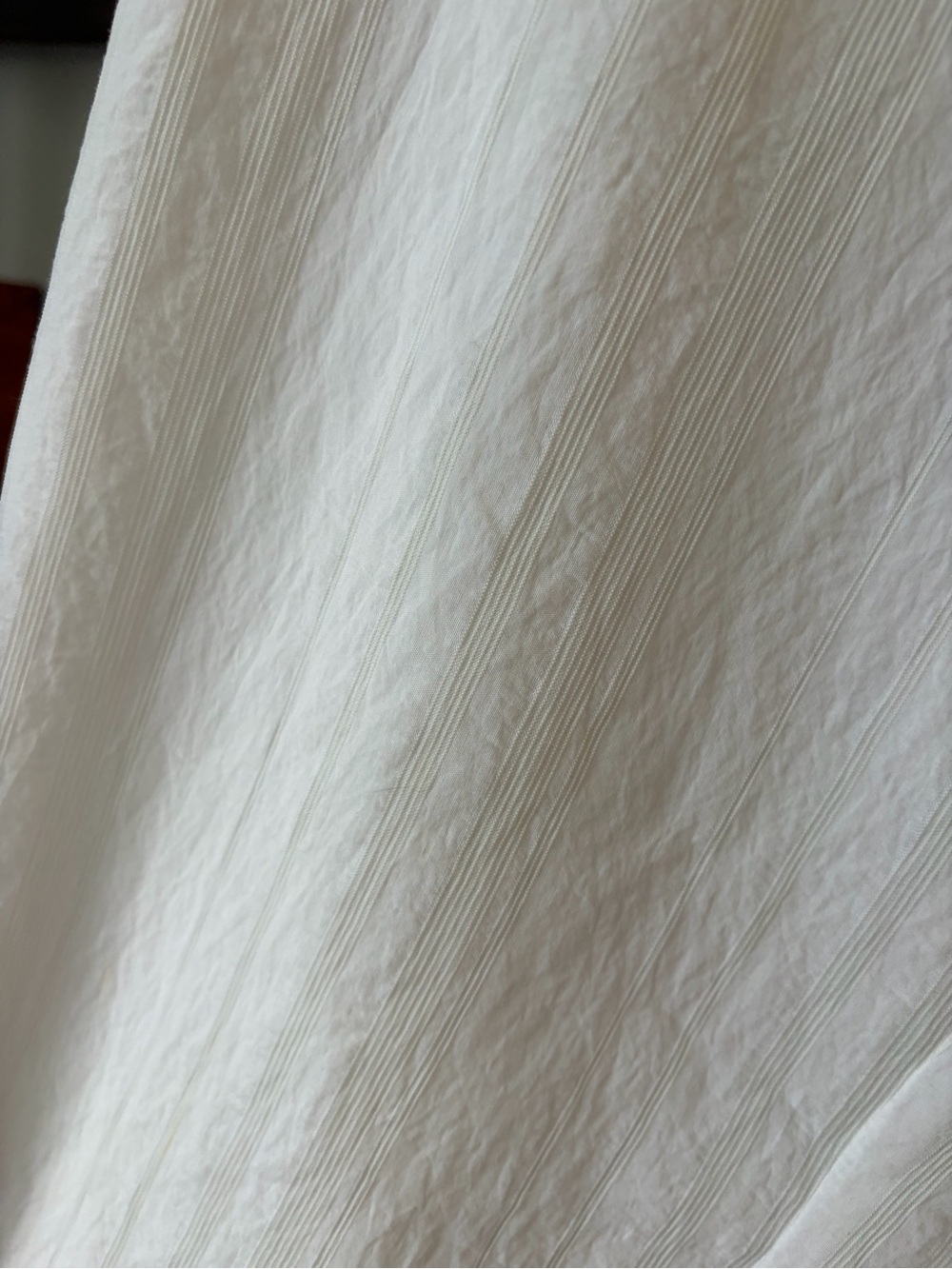Club Monaco White Textured Wide-Leg Pants